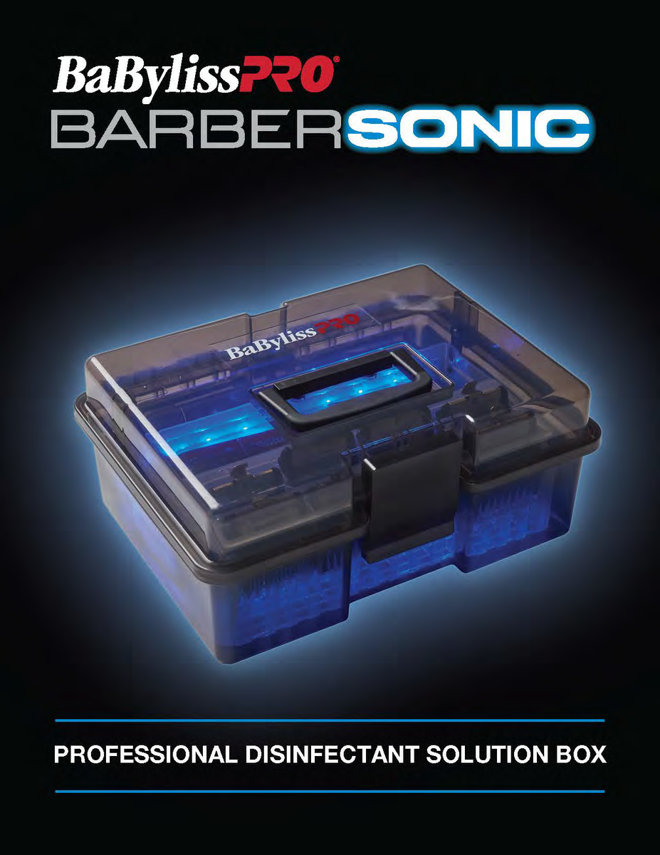 ボディ・フェイスケア Babyliss PRO Babyliss PRO Barber Sonic Disinfectant Box – Purpsaftershave