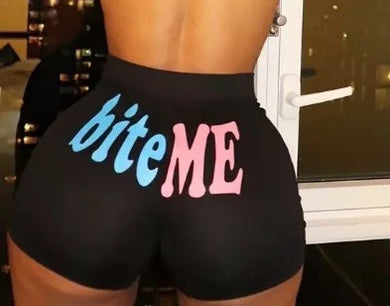 Bite Me Spandex Twerk Squat Booty Shorts