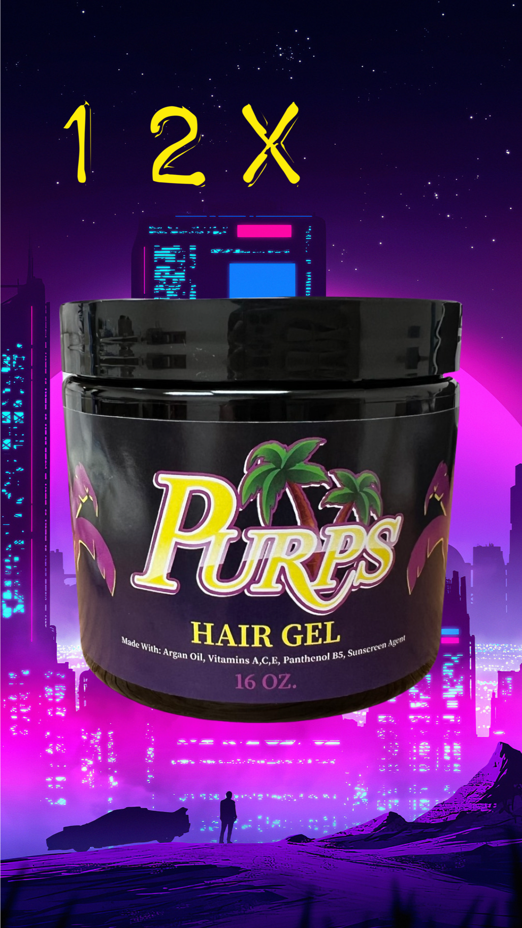 Purps Hair Gel  Dozen 12