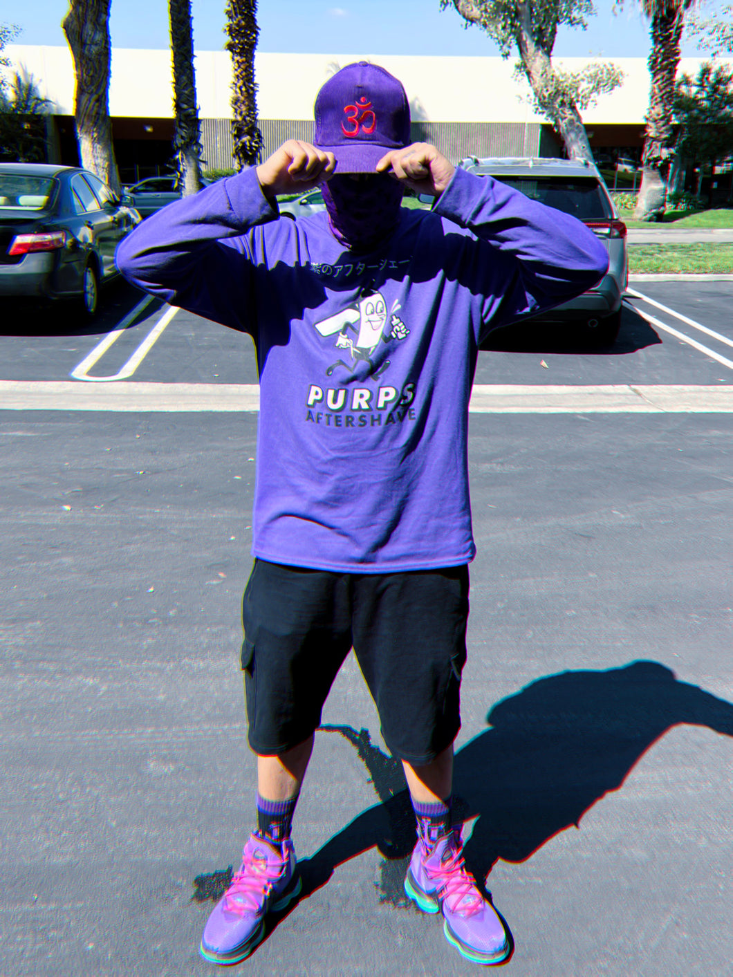 Purps Murasaki LONG Sleeve T Shirt